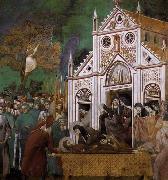 GIOTTO di Bondone St. Francis Mourned by St. Clare oil painting on canvas